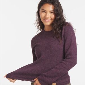 PAKA APPAREL NWT Women's Mountain Crew, XS, Eggplant (never worn)